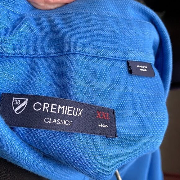 Cremieux Classic XXL blue polo - Picture 5 of 6